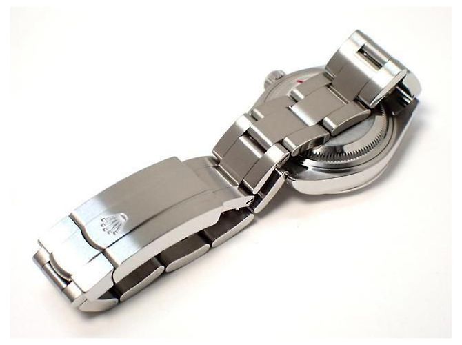 ROLEX Oyster PERPETUAL 28 nero '22 276200 Uomo Argento - vista 7