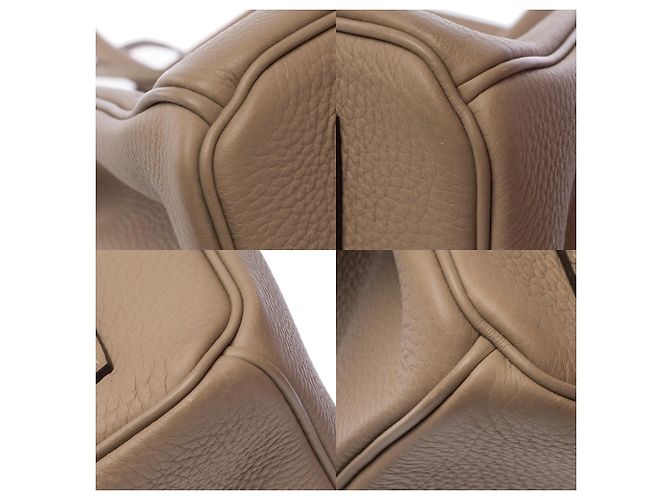 Hermès Borsa HERMES Birkin 35 in Pelle Grigia - 103760 Grigio - vista 11