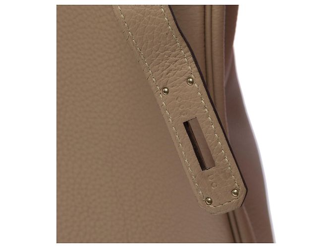 Hermès Borsa HERMES Birkin 35 in Pelle Grigia - 103760 Grigio - vista 7