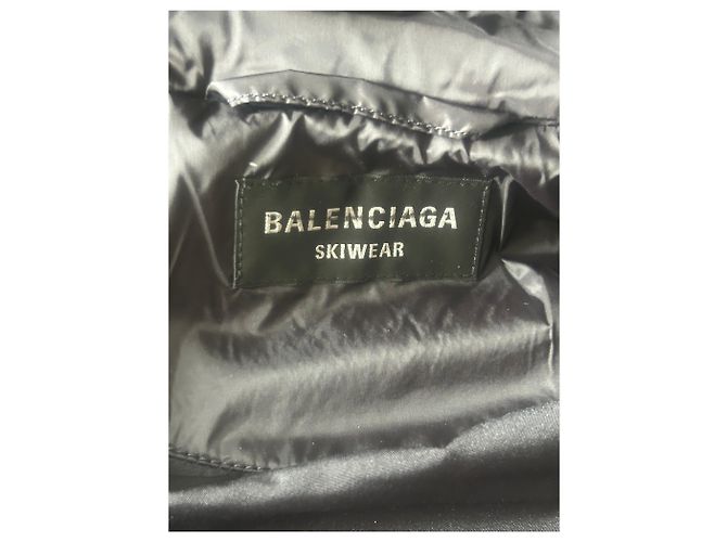 Chaqueta acolchada sin mangas Balenciaga Negro - vista 8