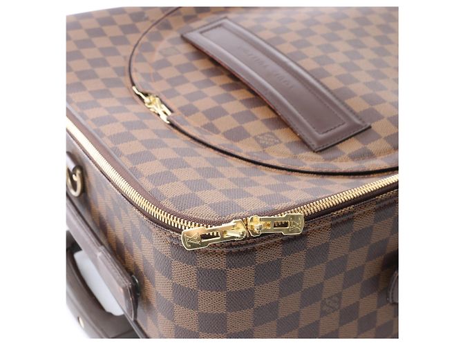 Borsa da viaggio Louis Vuitton Pegase 60 Damier Ebene marrone N23255 - vista 15