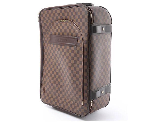 Borsa da viaggio Louis Vuitton Pegase 60 Damier Ebene marrone N23255 - vista 2