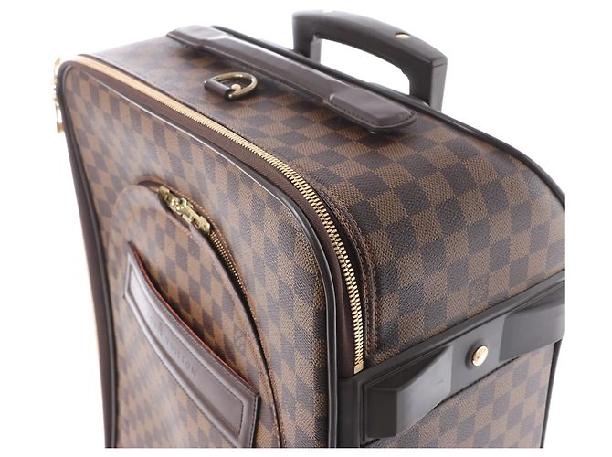 Borsa da viaggio Louis Vuitton Pegase 60 Damier Ebene marrone N23255 - vista 3