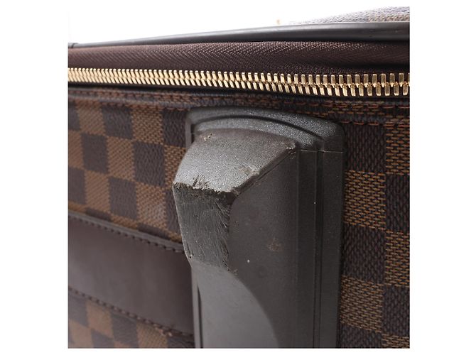 Borsa da viaggio Louis Vuitton Pegase 60 Damier Ebene marrone N23255 - vista 9