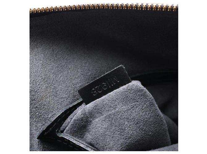 Borsa Louis Vuitton Alma PM in pelle Epi nera M52142 Grigio - vista 16