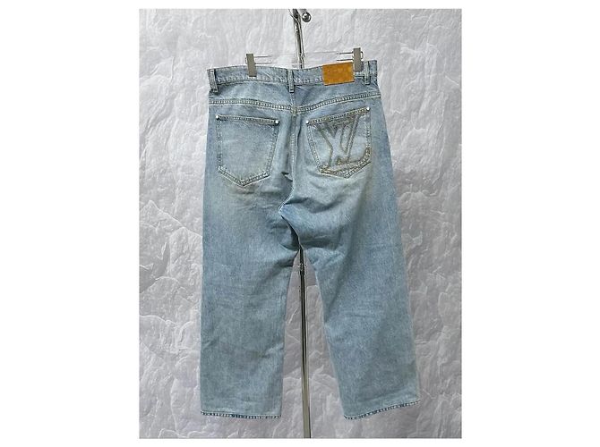 Jean Louis Vuitton en denim azul - vista 3
