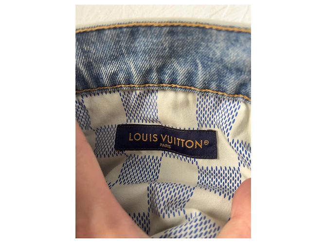 Jean Louis Vuitton en denim azul - vista 6
