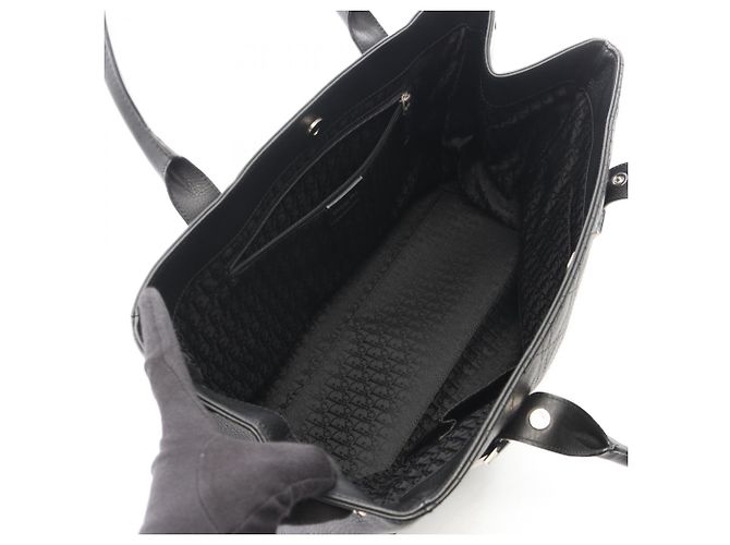 Borsa Tote Christian Dior Dior Cannage Nero - vista 3