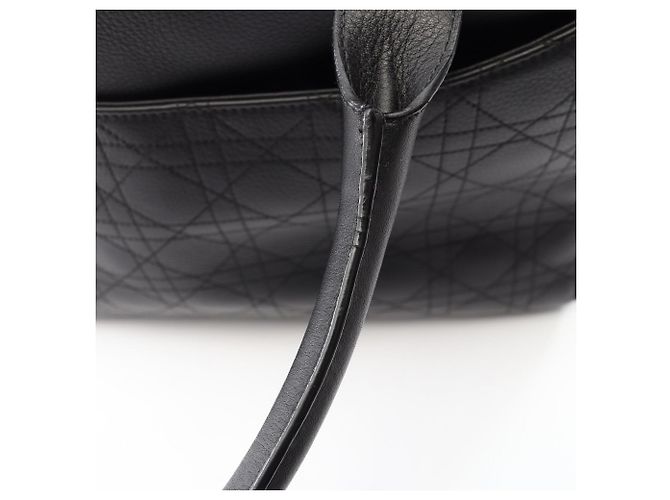 Borsa Tote Christian Dior Dior Cannage Nero - vista 5