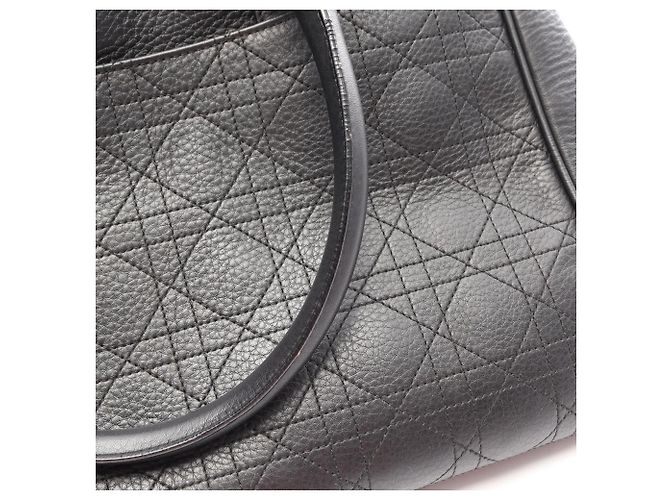 Borsa Tote Christian Dior Cannage Nero - vista 10