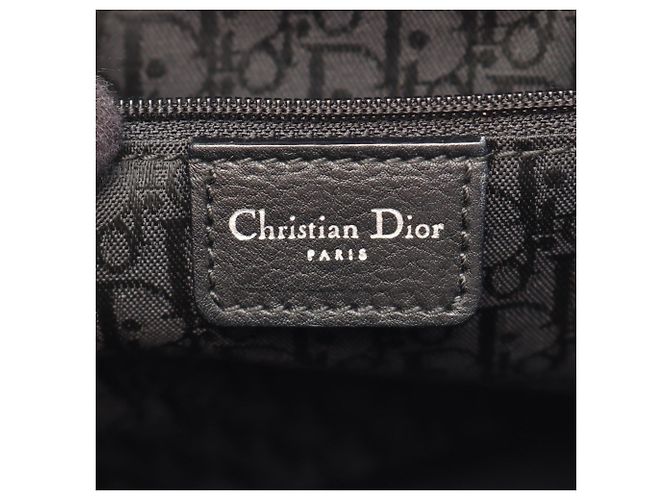 Borsa Tote Christian Dior Cannage Nero - vista 4