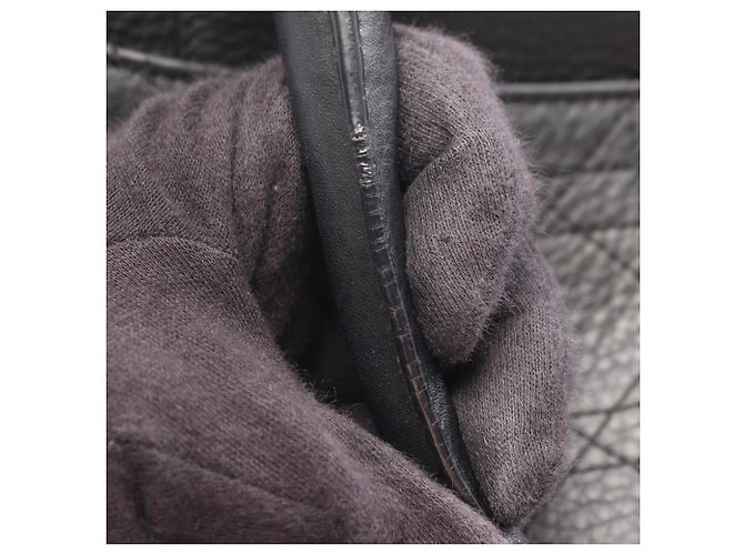 Borsa Tote Christian Dior Cannage Nero - vista 9
