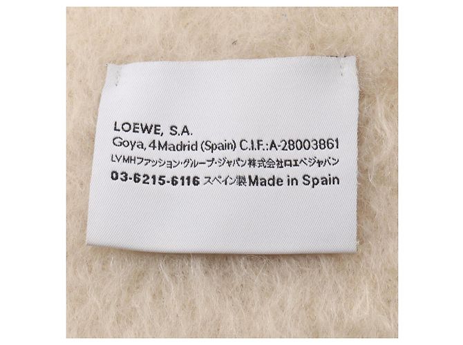 Stola in mohair beige Loewe - vista 2