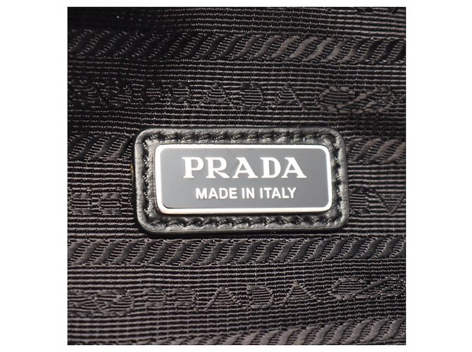 Bolso de hombro de cuero Saffiano Prada Azul - vista 4