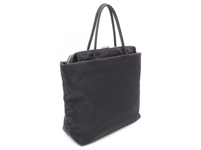 Borsa a mano 2-Way TESSUTO FIOCCO Prada Nero - vista 2