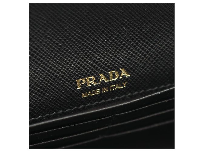 Borsa a tracolla in pelle Saffiano con logo triangolo Prada Nero - vista 4