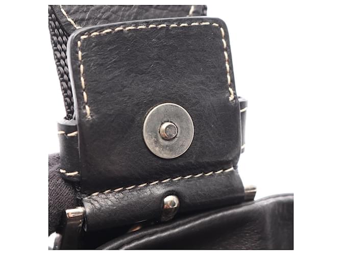 Borsa a Spalla Prada CALF POCKET Nero - vista 9