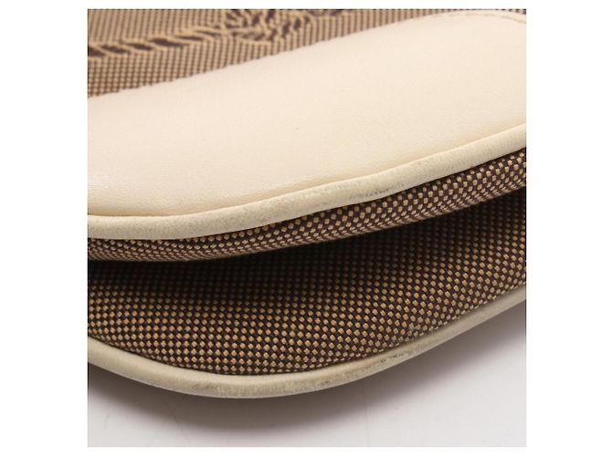Borsa a mano/Borsa a tracolla in jacquard con LOGO Prada Beige Crudo - vista 6