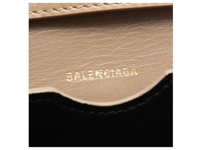 Everyday Borsa a Spalla Balenciaga Bead Dot Beige - vista 4