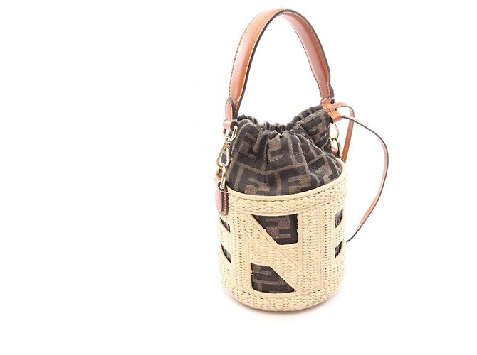 Bolso 2-Way Fendi Step Out Small Negro Multicolor Crudo - vista 2