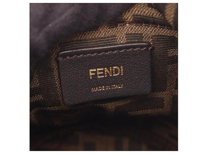 Bolso 2-Way Fendi Step Out Small Negro Multicolor Crudo - vista 4