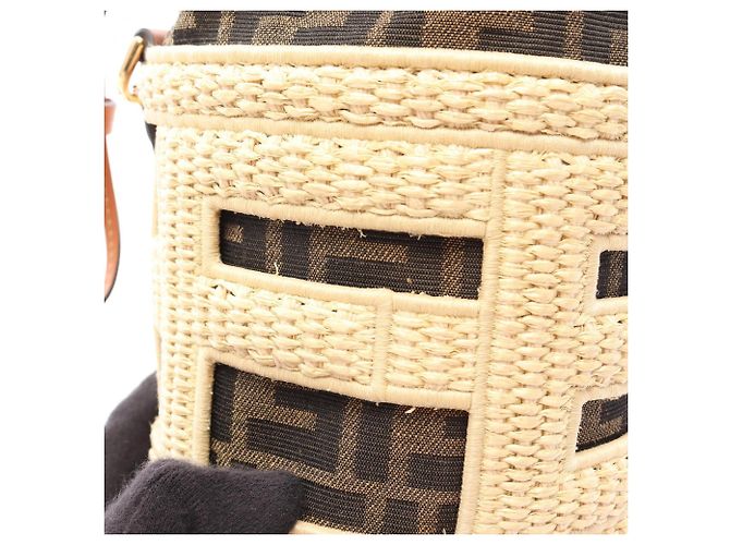 Bolso 2-Way Fendi Step Out Small Negro Multicolor Crudo - vista 5