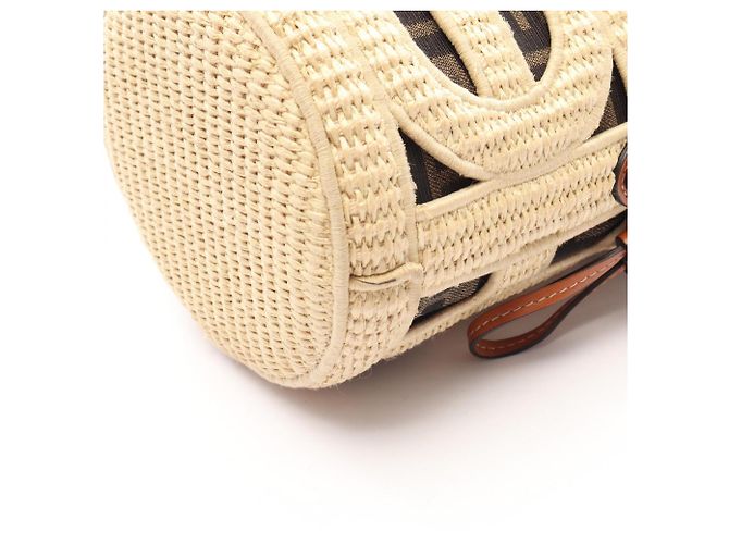 Bolso 2-Way Fendi Step Out Small Negro Multicolor Crudo - vista 8