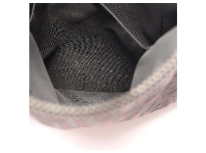 Borsa a Spalla Fendi Zucchino Marrone Nero - vista 7