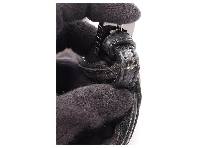 Borsa a Spalla Fendi Zucchino Marrone Nero - vista 9
