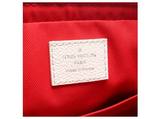Borsa a tracolla Louis Vuitton Trio Messenger Damier Giant Spray Bianco Multicolore - vista 4