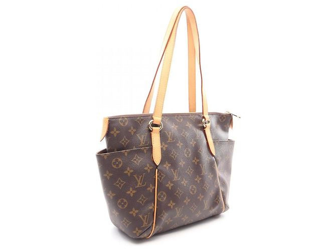 Borsa Tote Louis Vuitton Totally PM Monogram Marrone Monogramma - vista 2