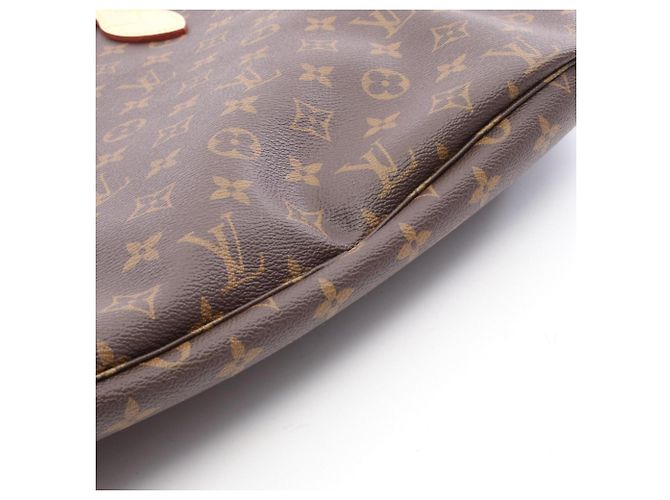 Louis Vuitton Neverfull MM Cerise Tote Bag Braun Fuschia - Ansicht 5