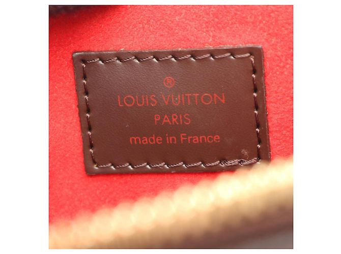 Borsa Louis Vuitton Trevi PM Damier Ebene Marrone - vista 4
