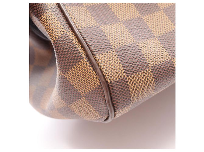 Borsa Louis Vuitton Trevi PM Damier Ebene Marrone - vista 7