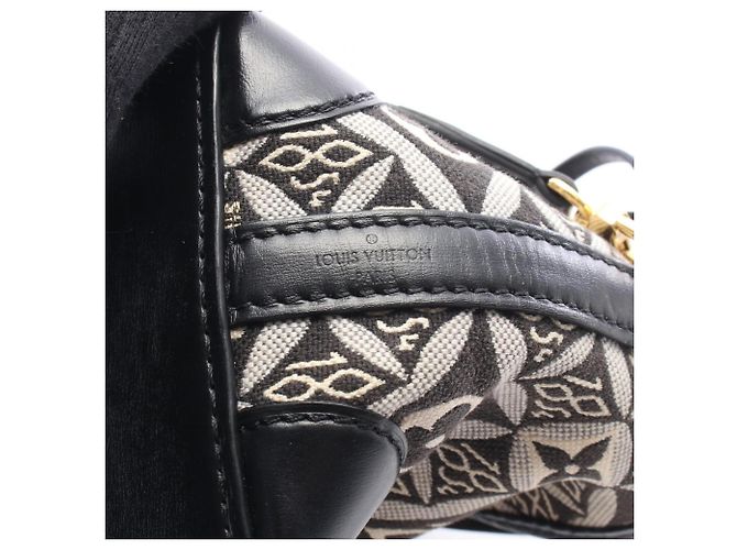 Noe Louis Vuitton Noé Tasche Monogram Jacquard SINCE1854 Noir Braun Schwarz - Ansicht 4
