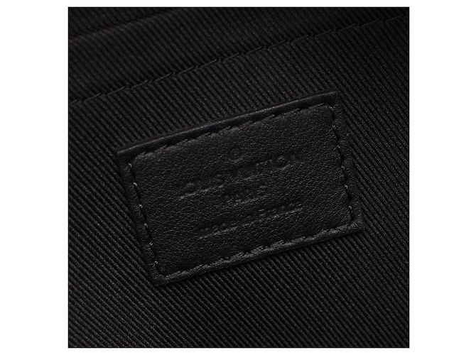 Mini zaino Louis Vuitton Palm Springs Marrone Nero Monogramma - vista 4