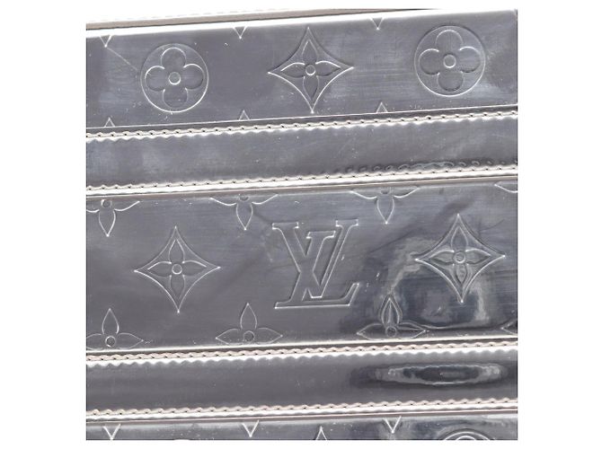 Borsa a mano in pelle argentata Louis Vuitton Argento - vista 7