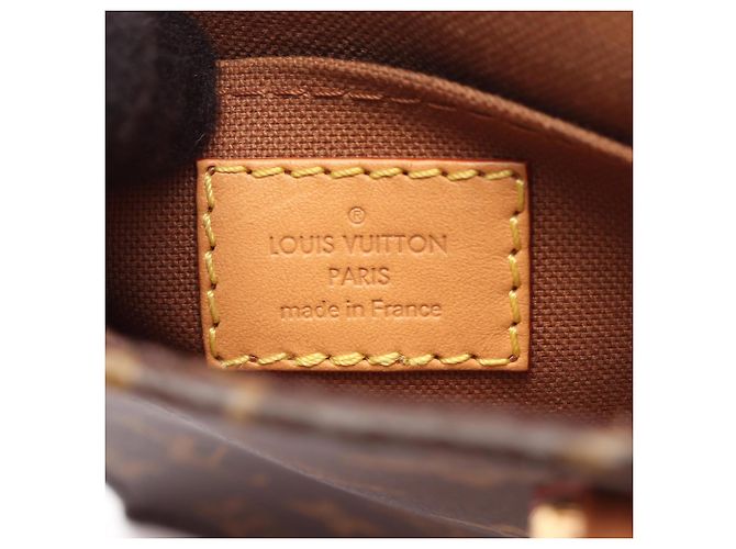 Borsa a 2 vie Louis Vuitton Petite Sac Plat Monogram Marrone Monogramma - vista 4