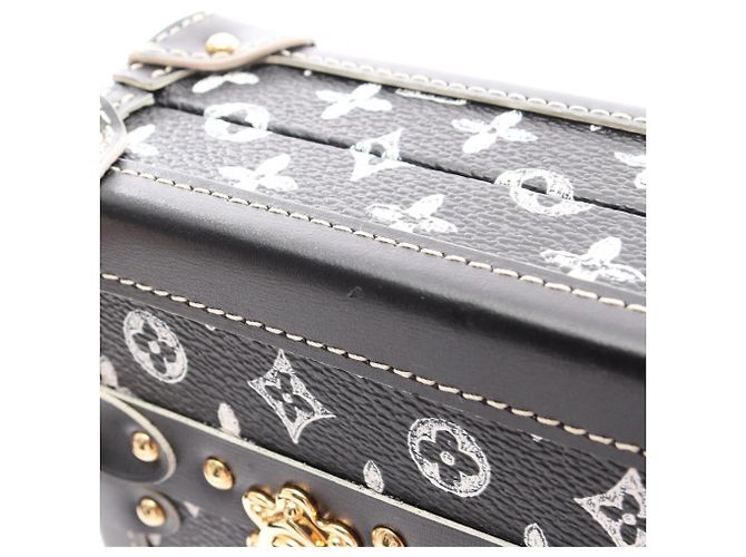 Borsa a Spalla Louis Vuitton Petite Malle Catgram Nero Multicolore - vista 6