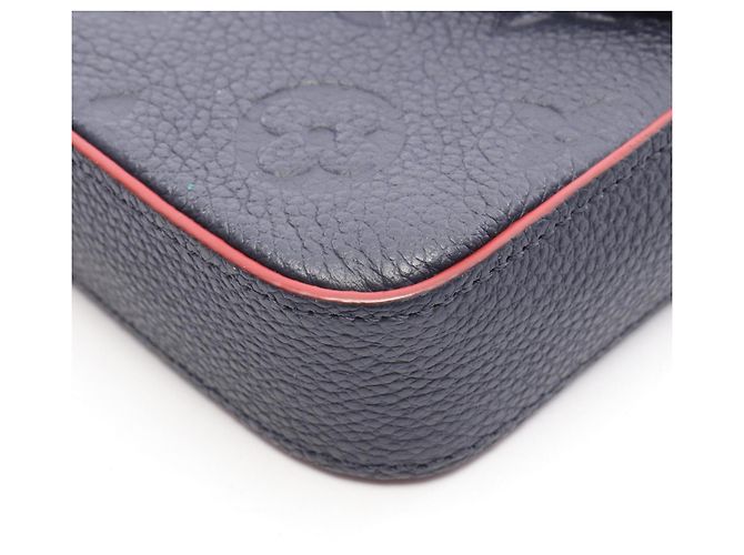 Pochette Felicie Louis Vuitton Borsa in pelle Rosso Blu navy - vista 7