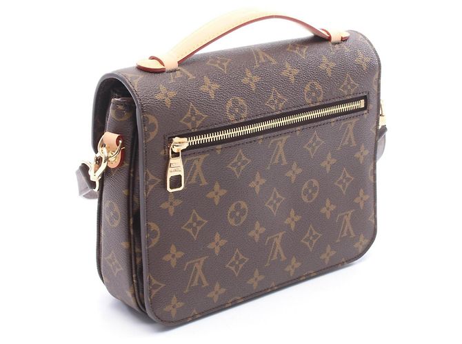 Borsa a 2 vie Louis Vuitton Pochette Metis MM Monogram Tiger Head Marrone Multicolore - vista 2