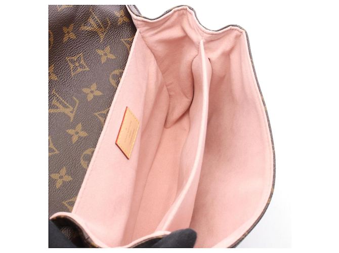 Borsa a 2 vie Louis Vuitton Pochette Metis MM Monogram Tiger Head Marrone Multicolore - vista 3