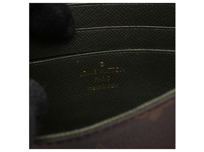 Borsa a tracolla Louis Vuitton Multi Pochette Felicie Marrone Verde Monogramma - vista 4