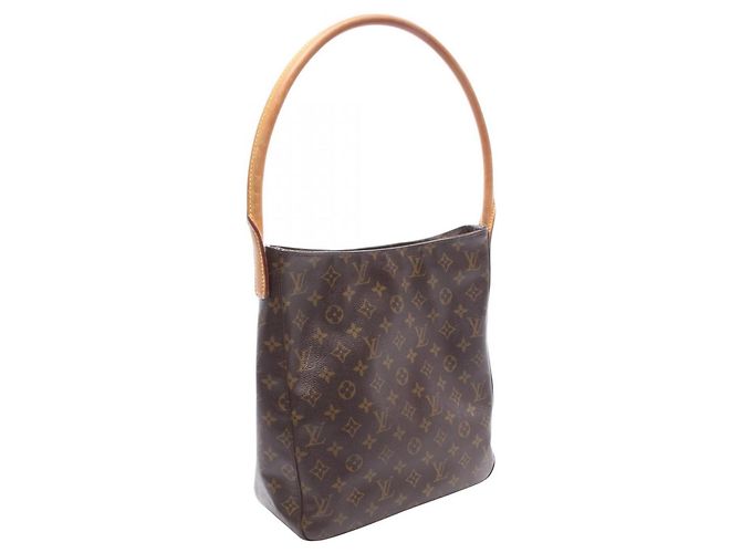 Borsa a tracolla Louis Vuitton Looping GM Monogram Marrone Monogramma - vista 2