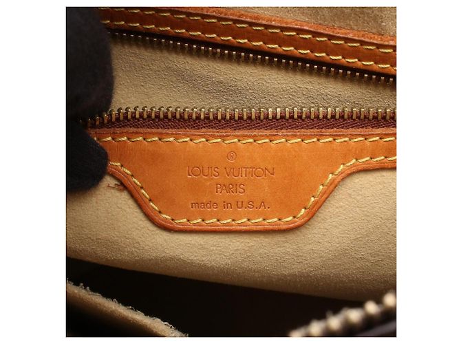 Borsa a tracolla Louis Vuitton Looping GM Monogram Marrone Monogramma - vista 4