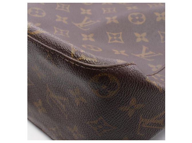 Borsa a tracolla Louis Vuitton Looping GM Monogram Marrone Monogramma - vista 7