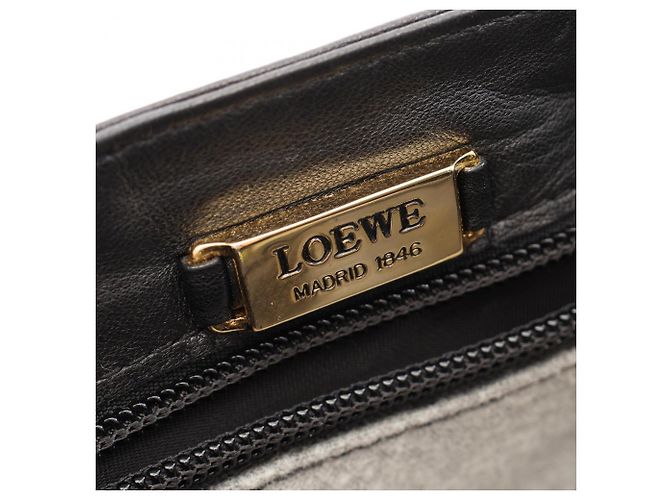 Borsa a Spalla Loewe Anagram Nero - vista 4
