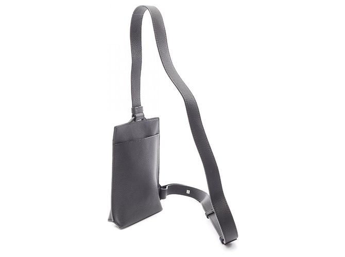Marsupio Loewe Anagram Vertical T-Pocket Nero - vista 2
