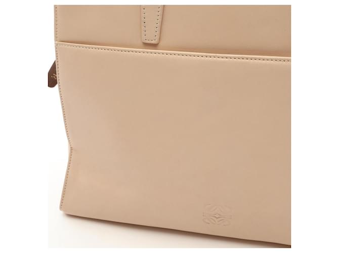 Borsa Loewe Anagram Beige - vista 10