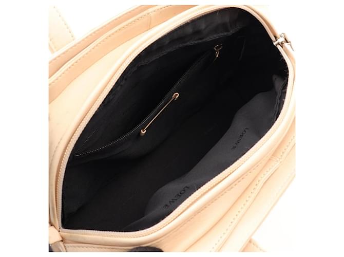 Borsa Loewe Anagram Beige - vista 3